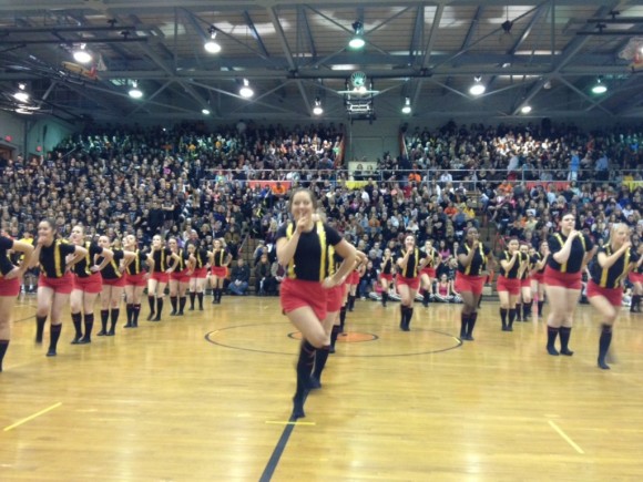 The fire prevention dance. (Pennsbury School District)