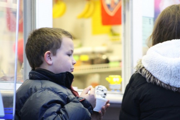 A youngster enjoys ice cream.  Credit: Tom Sofield/LevittownNow.com