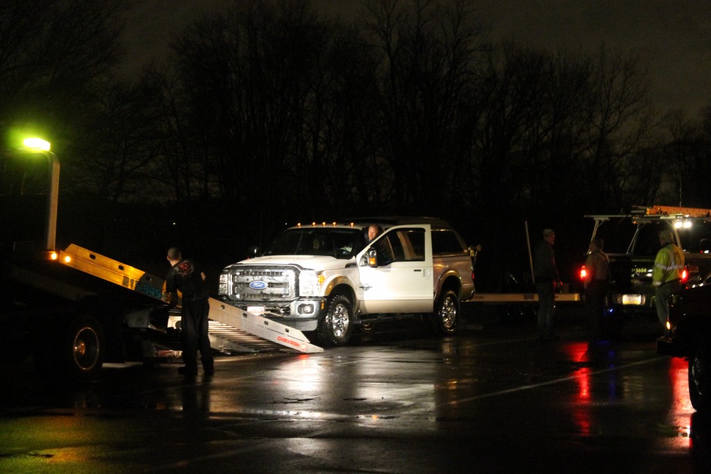 Couple Escapes Injury, Truck Destroyed in Marina Accident
