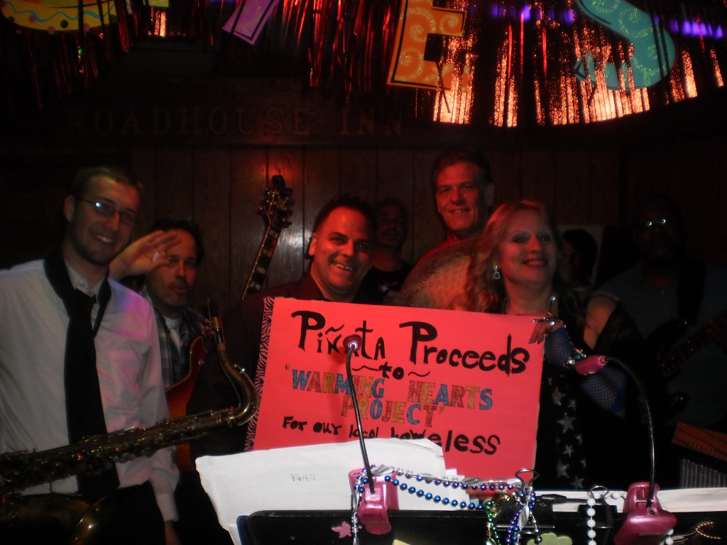 Blue Reign Rocks Out In Support of Warming Hearts Project at Roadhouse Inn