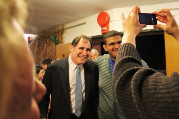 Kind posing for photos. Credit: Tom Sofield/LevittownNow.com