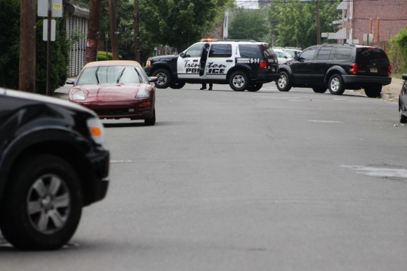 Police closed off several street near the scene.  Credit: Tom Sofield/LevittownNow.com