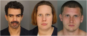 Jose Leon, Pamela Hummel and Nathan Phillips Credit: Bensalem Police