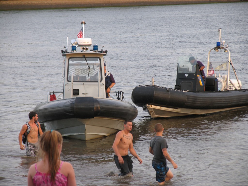 Group Rescued from Island in Delaware River