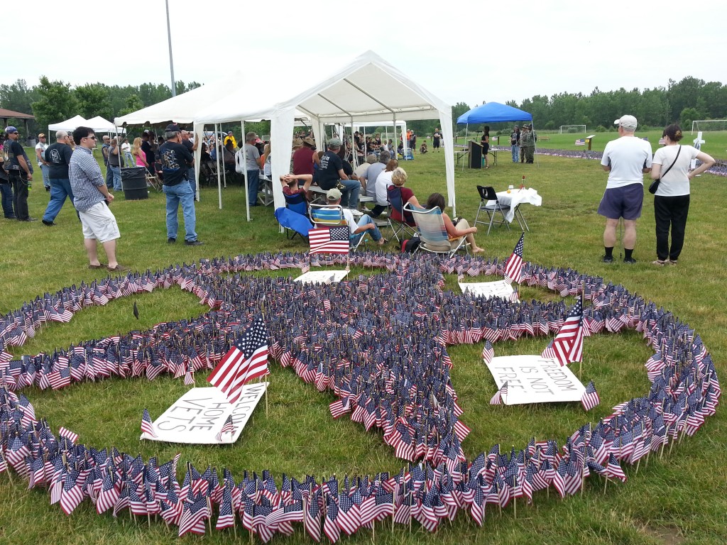 Falls Flag Ceremony Draws Crowd