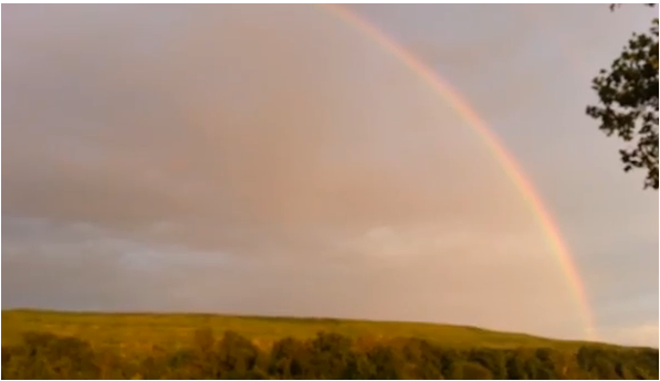 Magnificent Rainbow Graces Area Skies Friday Evening