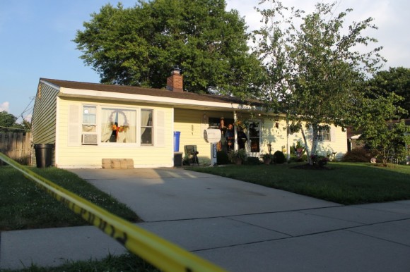 Police say the body of a newborn boy was found dead inside this house at 275 Lakeside Drive in Tullytown on Thursday.  Credit: Tom Sofield/LevittownNow.com