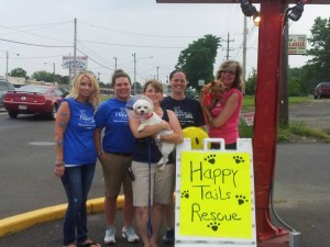 Happy Tails Crew with smiling faces at last nights fundraiser