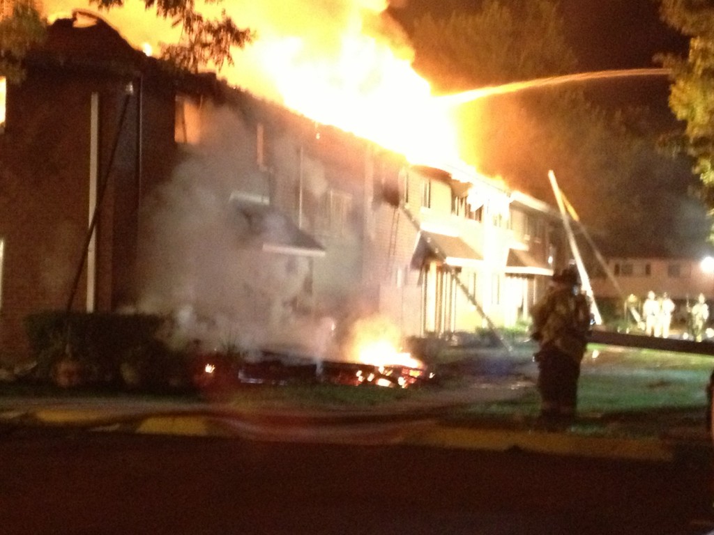 WATCH: Helmet Cam Footage & Scanner Traffic from Racquet Club Fire