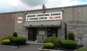 The outside of the Ready Aim Fire gun range in Bristol Township in a file photo. Credit: Tom Sofield/LevittownNow.com
