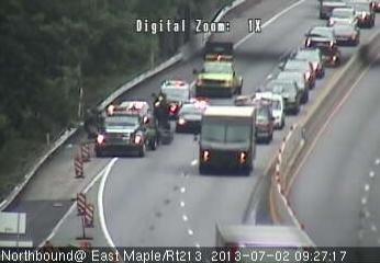 Route 1 Crash Causes Delays