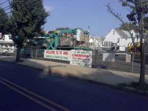 A view of the carnival set up in 2013.  Credit: LevittownNow,com
