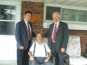 Robert Shellenberger in the center. Credit: Shellenberger family