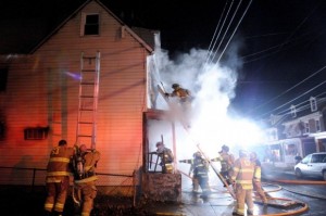 Firefighters pulled a 70-year-old man lying on the kitchen floor, unconscious, barely breathing from this house during a December 2012 fire. Credit: Bristol Fire Company Station 51