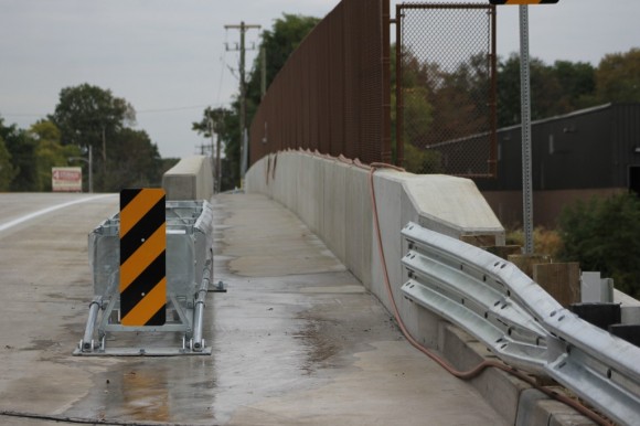 A view of the new pedestrian walkway.  Credit: Tom Sofield/LevittownNow.com