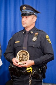 Sheriff Deputy Mitchell with his 2013 Valor Award