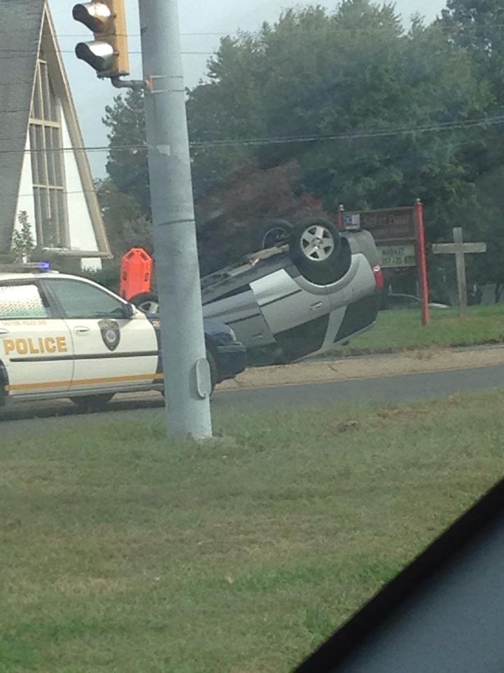 Mutli-Vehicle Crash Ends with SUV Flipped