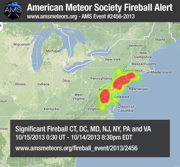 Did You See The Fireball Monday Night?