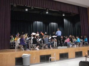 Students in Concert performing last year. Credit: YOBC