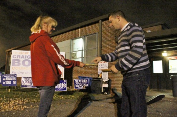 Outside James Buchanan Elementary School in Bristol Township. Credit: Tom Sofield/LevittownNow.com