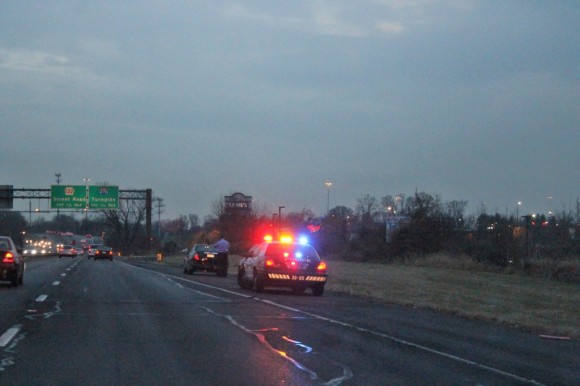 Another accident right up the road. Credit: Tom Sofield/LevittownNow.com