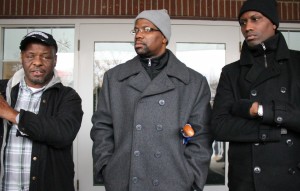 Greg Brinkley, Ed Lloyd and Asa Khalif. Credit: Tom Sofield/LevittownNow.com