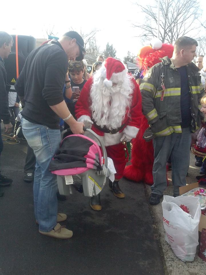First Responders & Community Make A Special First Christmas for Hannah