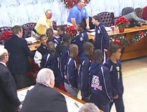 Council Honors Bristol Wardogs Unlimited at Thursday's meeting. 