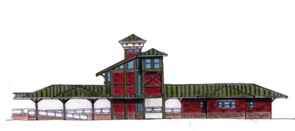 A rendering of the proposed new station. Credit: SEPTA