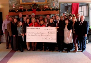 A photo of past grant winners. Credit: Visit Bucks County