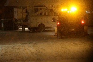 Plow crews in Middletown Township. Credit: Tom Sofield/LevittownNow.com