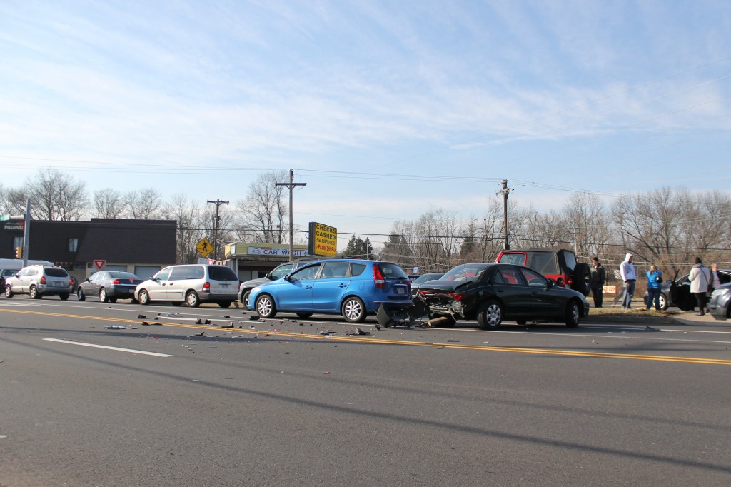 Crash on New Falls Road Causes Damage