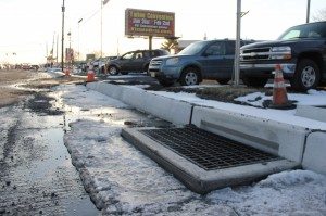 Recently finished drainage work in Bristol Township. Credit: Tom Sofield/LevittownNow.com