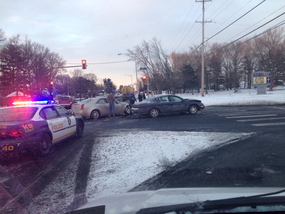 Wreck Blocks Traffic at Millcreek and Haines Roads