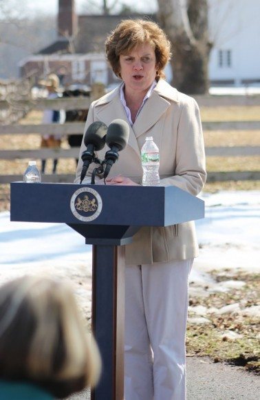 First lady Susan Corbett Credit: Tom Sofield/LevittownNow.com