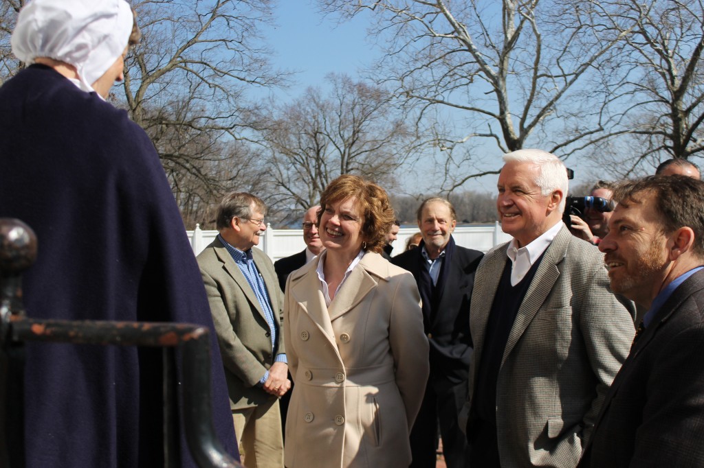 Governor & First Lady Visit Historic Pennsbury Manor