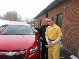 Nathan Oppmann, 19 being led out of court on Wednesday.  Credit: Jeff Bohen  LevittownNow.com 