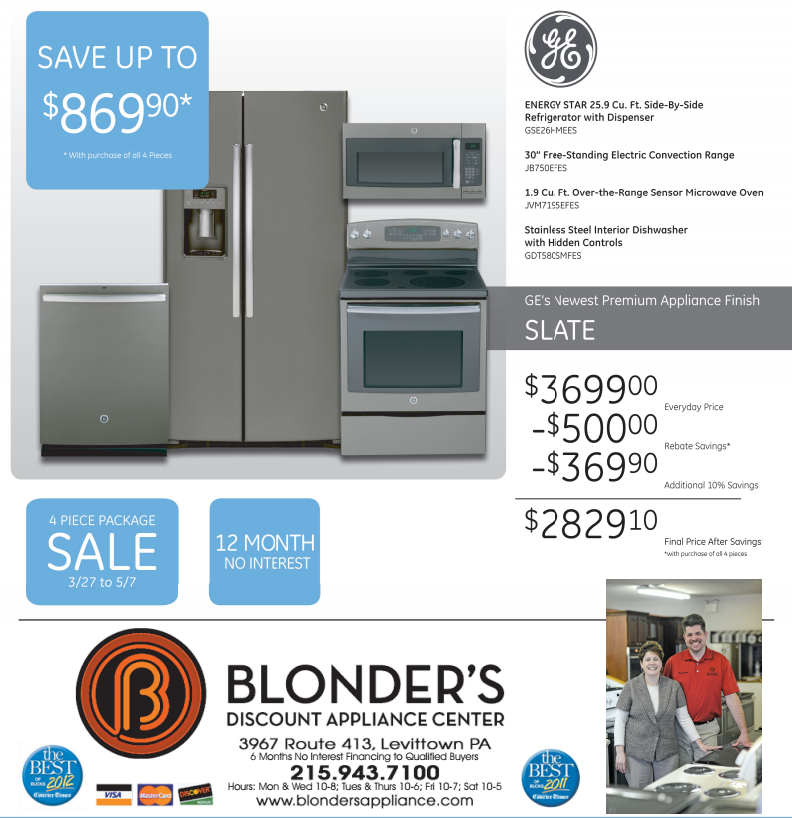 See How You Can Save at Blonder’s Appliance Center
