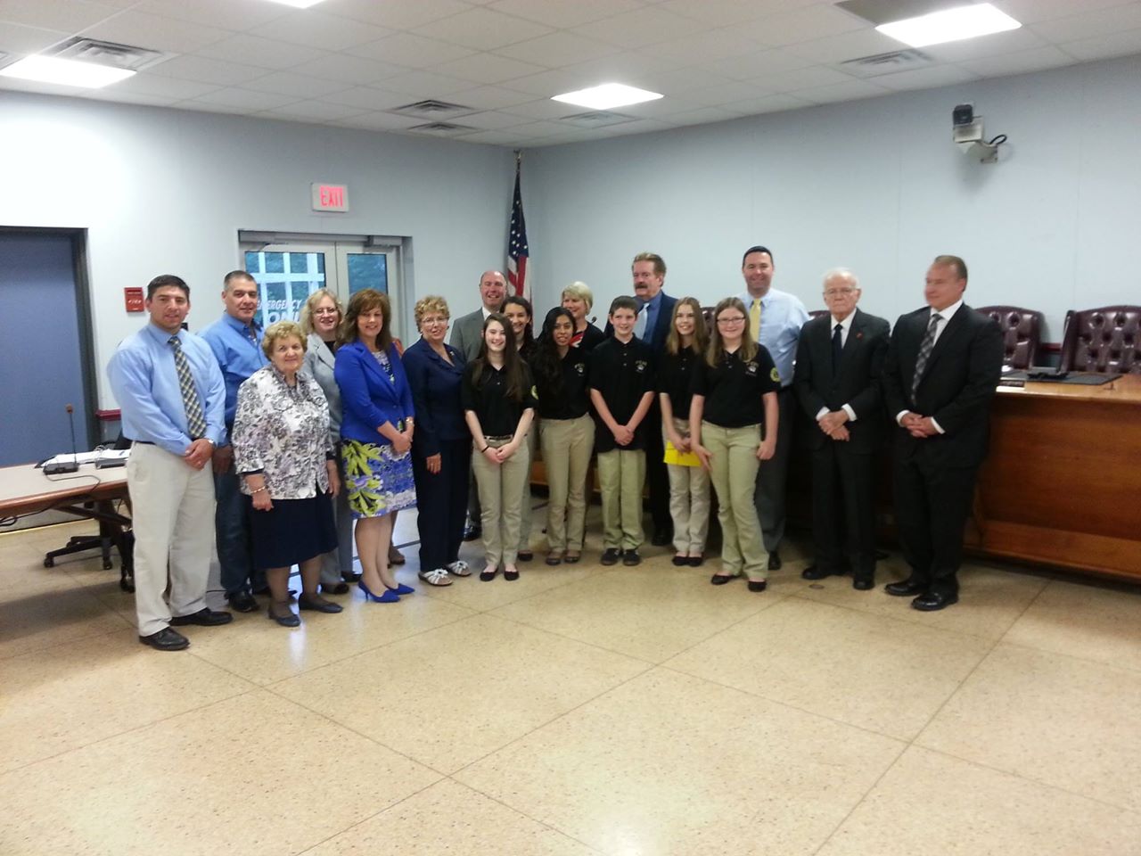 Middle School Students Commended for Recycling Efforts by Council