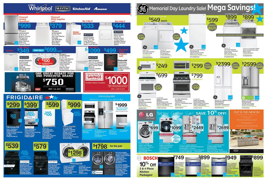 At Blonder’s Appliance Center, May Savings Are Here!