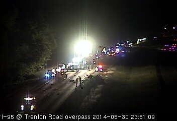 4 Hurt, 2 Vehicles Roll Over in I-95 Wreck
