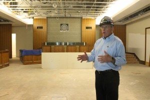 One of the under-construction courtrooms. Credit: Tom Sofield/LevittownNow.com