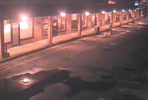 Security camera footage from the shopping center. Credit: Falls Twp. Police
