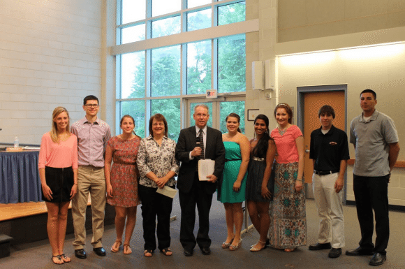 The Middletown Community Foundation presented $10,000 worth of scholarships to 11 college-bound students in Middletown Township this week.​ Credit: Kelly Armstrong/LevittownNow.com