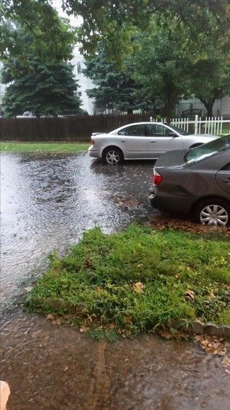 Flooding in Bristol Borough. Credit: BethAnn Nowlan/Submitted
