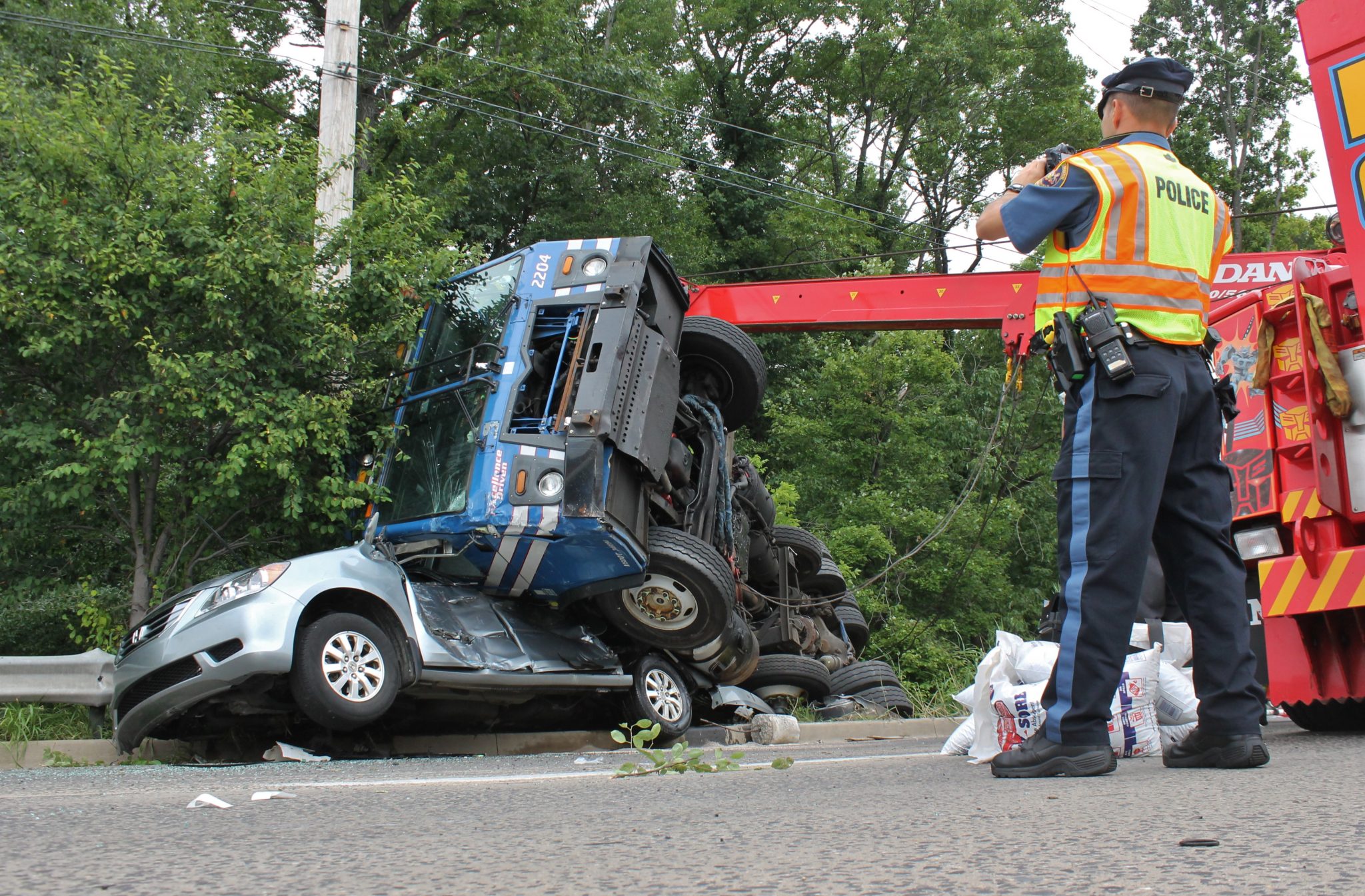 Firefighters Honored For Saving Teen During Garbage Truck Vs. Van Crash