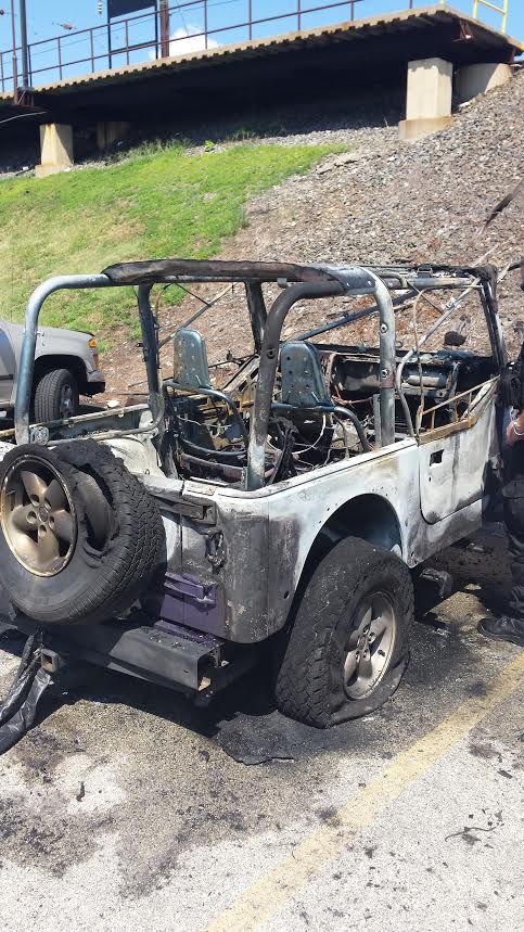 Vehicles Damaged by Fire at Bristol Train Station