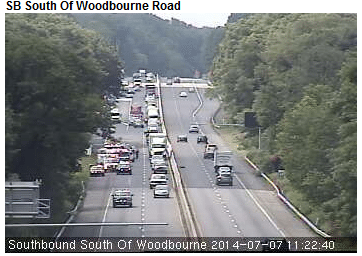 Route 1 Traffic Slowed by Crash