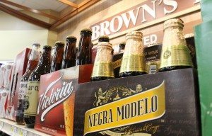 The beer selection inside the Fairless Hills ShopRite. Credit: Tom Sofield/LevittownNow.com