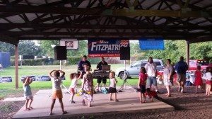 Image Credit: Erich Martin LevittownNow.com Kids doing the "YMCA" dance at last Saturday's Falls GOP Pig Roast 
